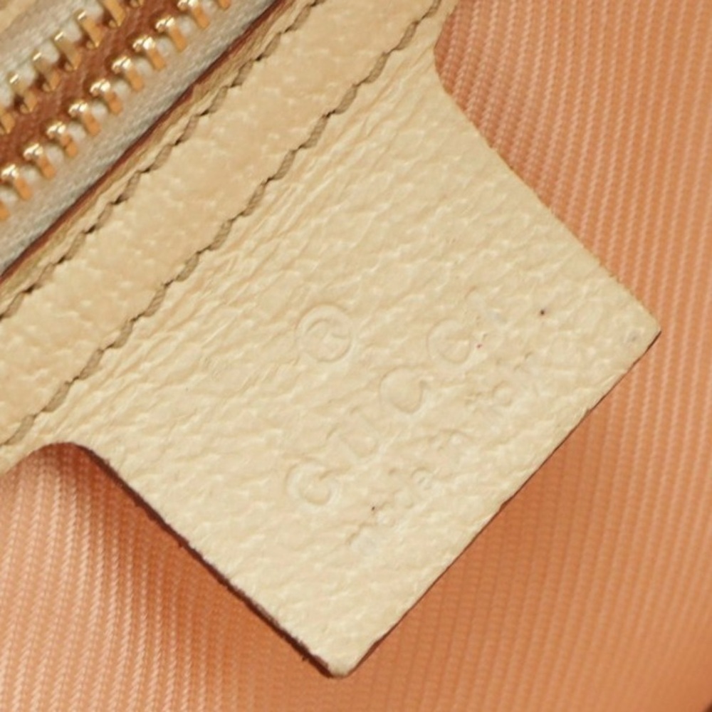 Rare GUCCI Charm Print Satin Tote with Cinghiale Leather trim - Picture 6 of 11